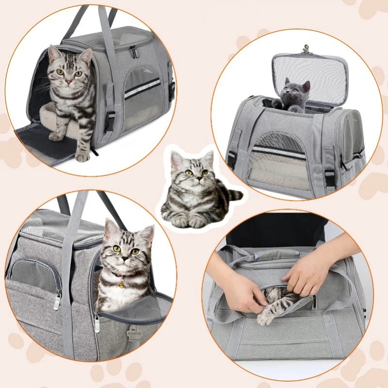 Bolsas de viagem para animais.