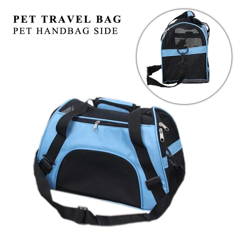 Bolsa de transporte portatil para caes e gatos.