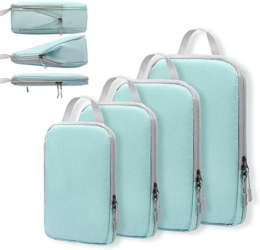 4Pcs Organizadores Impermeaveis para viagem