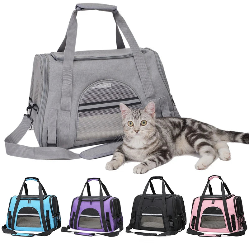 Bolsas de viagem para animais.